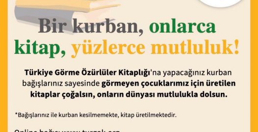 BİR KURBAN, ONLARCA KİTAP, YÜZLERCE MUTLULUK!. Ayrıntılar için Tıklayınız